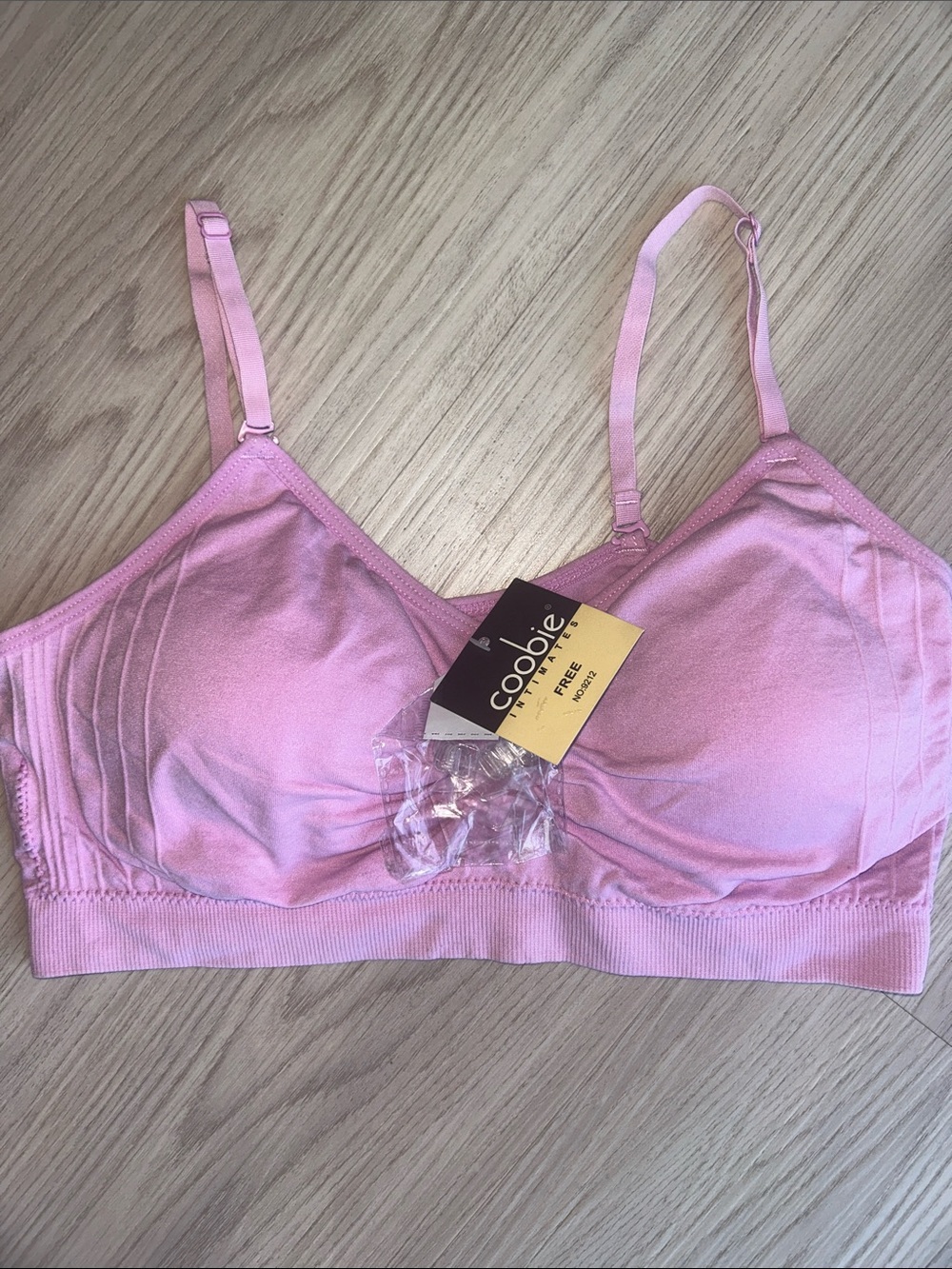 Coobie Seamless Wireless Bra Lavender Soft Stretch Comfort